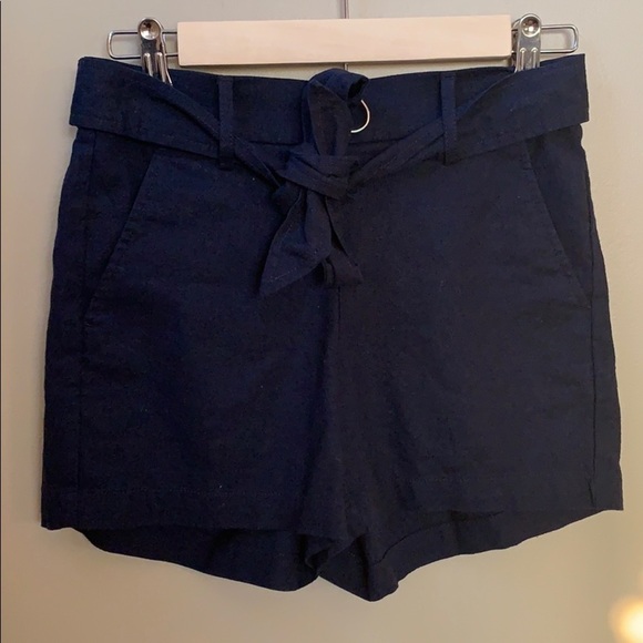 J crew factory Tie-waist short in linen-co… - Picture 1 of 6